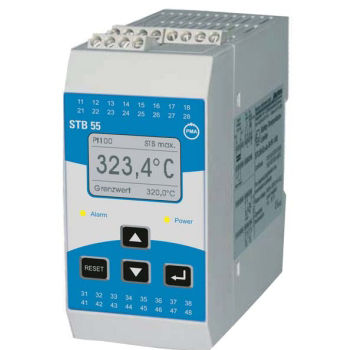 Limitatore di temperatura di sicurezza - STB 55 - West Control Solutions - con display LCD / per supervisione di processo