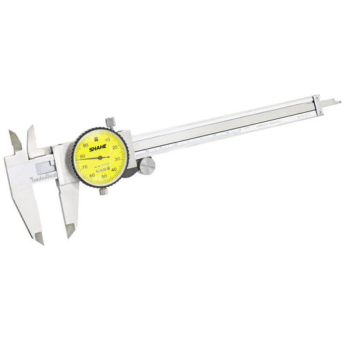 Calibro a corsoio ad ago - SHAHE/5105-150A 0-150mm 0.01mm ±0.02mm/Dial Caliper - Wenzhou Sanhe Measuring Instrument Co., Ltd - in acciaio inossidabile / a prova d'urto