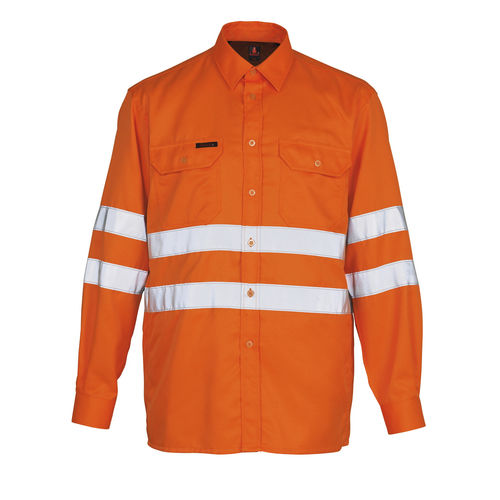 Camicia da lavoro - 06004-136-14 - Mascot International A/S - alta visibilità / in cotone / in poliestere