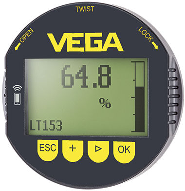 Display grafico - PLICSCOM - VEGA TECHNIQUE - a 4 cifre / integrato / con connessione wireless