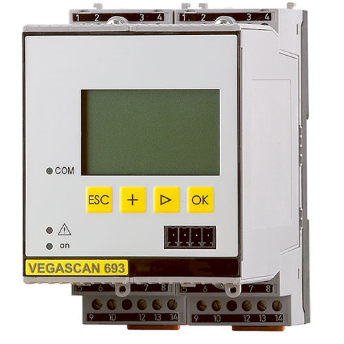 Condizionatore di segnale digitale - VEGASCAN 693 - VEGA TECHNIQUE - 4-20 mA / su guida DIN / per rilevamento di livello
