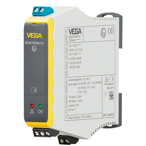 Isolatore galvanico - VEGATRENN 141 - VEGA TECHNIQUE - di segnale / ATEX / a 2 vie