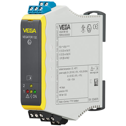 Condizionatore di segnale multivia - VEGATOR 132 - VEGA TECHNIQUE - su guida DIN / per rilevamento di livello