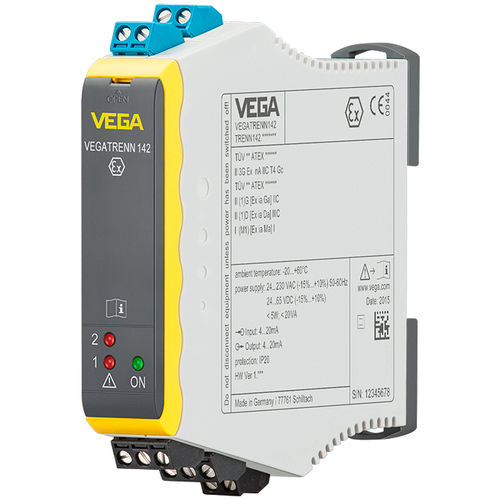 Isolatore galvanico - VEGATRENN 142 - VEGA TECHNIQUE - di segnale / ATEX / a 2 vie