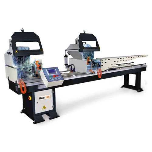 Troncatrice a due teste per profilati - 2CO ALC series - Baertec - per PVC / per alluminio