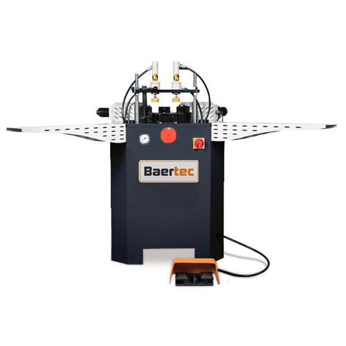 Cianfrinatrice per profilati in alluminio - 2AP - Baertec - semiautomatica / idraulica / a pedale