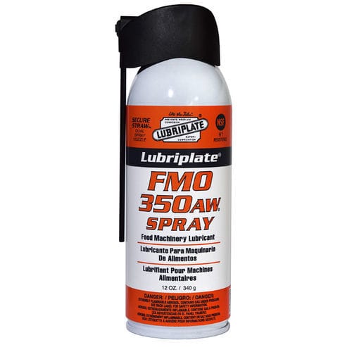 Spray per catene - FMO-350-AW - Lubriplate - per contatto alimentare / ad evaporazione rapida / olio di paraffina