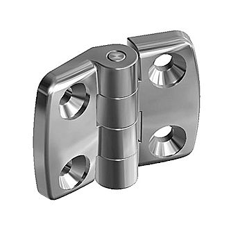 Cerniera a libro - max. 800 N - FATH GmbH - in acciaio inossidabile / avvitabile / 180°