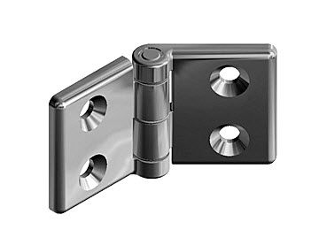 Cerniera a libro - max. 350 N - FATH GmbH - in acciaio inossidabile / avvitabile / 180°