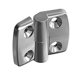 Cerniera a libro - max. 1000 N - FATH GmbH - in acciaio inossidabile / avvitabile / 180°
