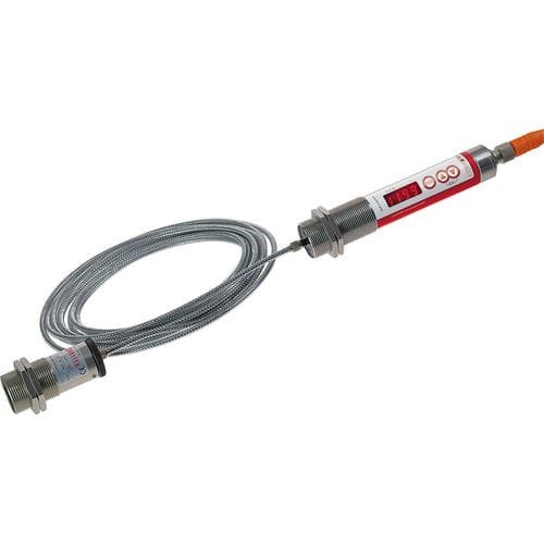 Pirometro con display LED - CellaTemp&reg; PKF 36 - Keller Pyrometer Systems - °C / IO-Link / stazionario