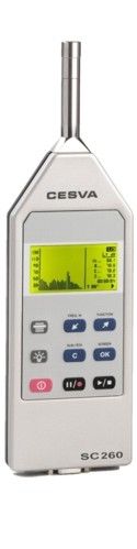 Fonometro analizzatori - SC260 - CESVA - classe 2 / con acquisizione di dati / in tempo reale