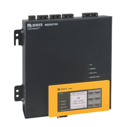Apparecchio di monitoraggio di resistenza di messa a terra - NGRM700 - BENDER - di difetto di messa a terra / in continuo