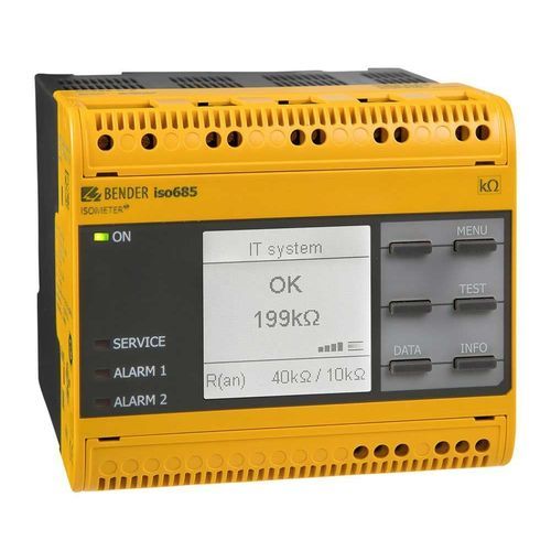 Controllore di isolamento per sistema trifase - ISOMETER® iso685 series - BENDER - per rete AC / AC/DC / DC