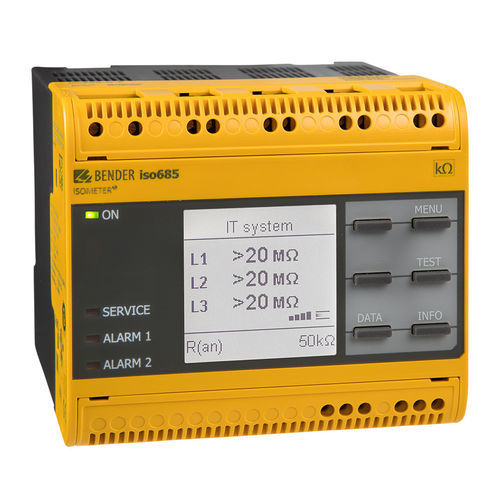 Controllore di isolamento per rete AC - ISOMETER® isoNAV685-D-B - BENDER - Modbus