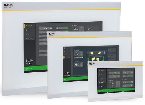 Terminale con touch screen - COMTRA ® CP9  series - BENDER - ad incastro / IP54 / senza ventole