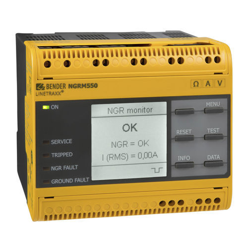 Sistema di monitoraggio di resistenza di messa a terra - LINETRAXX® NGRM550 - BENDER - di trasformatori / Ethernet / Modbus