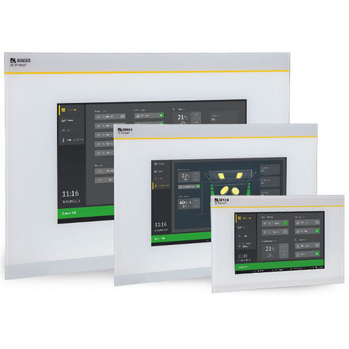 HMI touch screen - COMTRAXX® CP9xx - BENDER - con touch screen / per montaggio a filo / IP54