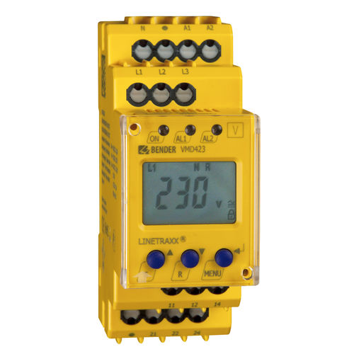 Relè di sorveglianza di sottotensione - LINETRA ® VMD42 series - BENDER - di sovratensione / di frequenza / di sequenza di fasi