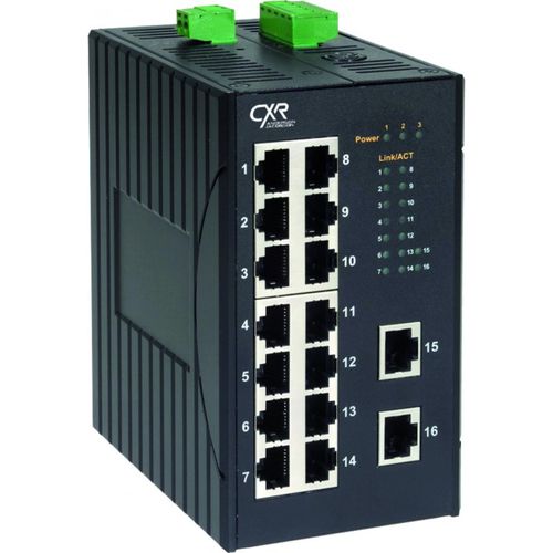 Switch Ethernet non gestibile - SWD-H-16TX - CXR Networks - 8 porte / 10 porte / 5 porte