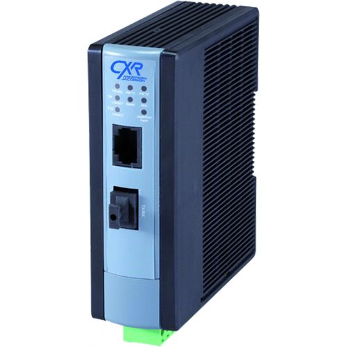 Convertitore di media - FOCD-I-TPS - CXR Networks - Ethernet / su guida DIN / industriale