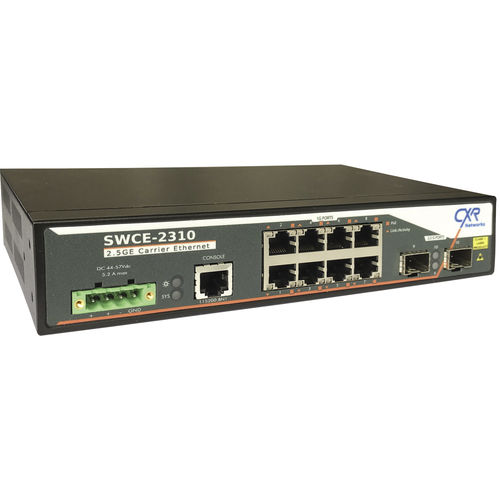 Switch Ethernet gestibile - SWCE-2310 - CXR Networks - 10 porte / 10/100BaseT(X) / 4 porte a fibra ottica