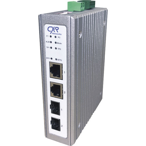Switch Ethernet non gestibile - SWDL-H-2GPS-2USF-B - CXR Networks - 4 porte / 10/100BaseT(X) / 4 porte a fibra ottica