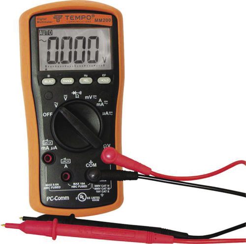 Multimetro digitale - MM200 - CXR Networks - portatile / 1000 V / 600 V