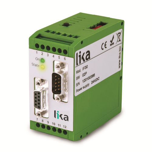 Convertitore di segnale digitale - IF30 - Lika Smart encoders & actuators - su guida DIN / digitale / per encoder angolare