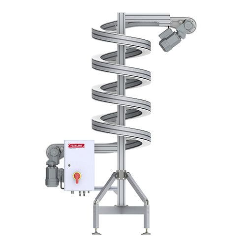 Trasportatore a spirale - X85 - FlexLink - modulare / orizzontale / da trasporto