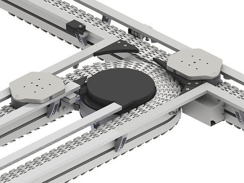 Trasportatore a catena - X85P - FlexLink - di posizionamento / per pallet / per processo