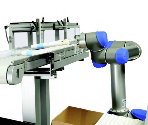 Alimentatore per tubi - COBOT TZC - IWK - pinza / robotizzato / per linea di imballaggio