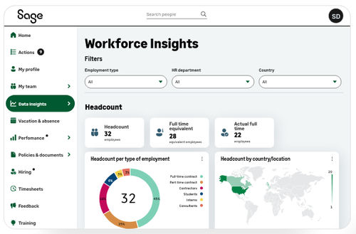 Software di automatizzazione - Sage People  - Sage bäurer GmbH - di comunicazione / di formulazione / in tempo reale