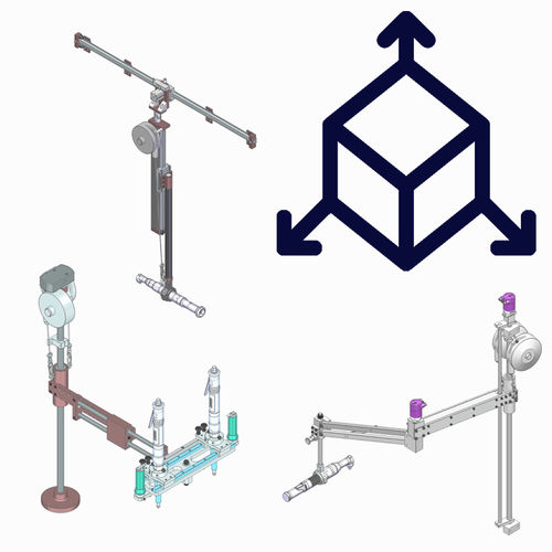Braccio di reazione telescopico - DOGA - di coppia / lineare / ergonomico
