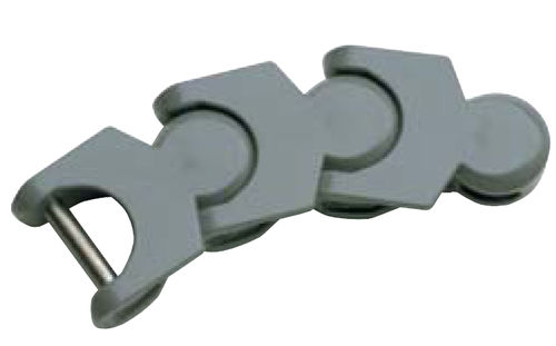 Catena di trasporto in POM - uni 1700 - uni-chains - a maglie monoblocco / flessibile