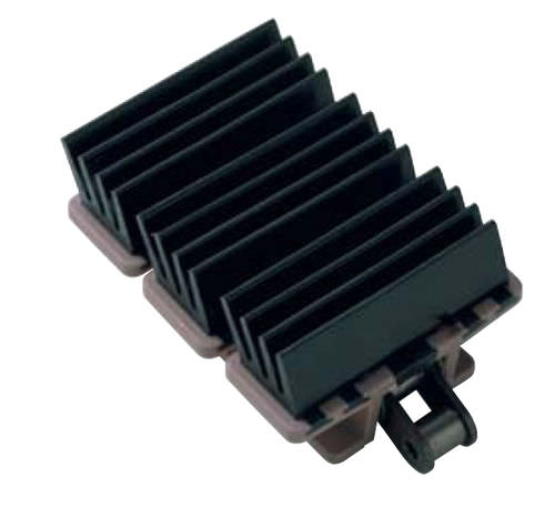 Catena di trasporto in acciaio inossidabile - uni Grip 1873-G3/G4/G4L - uni-chains - pinza / con supporto plastico a scatto