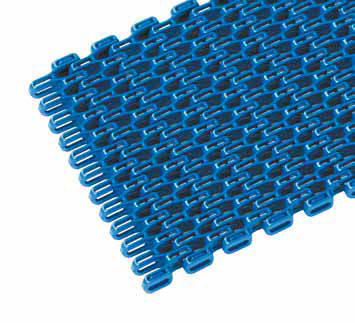 Nastro trasportatore modulare - uni Flex SNB series - uni-chains - in plastica / per l'industria agroalimentare