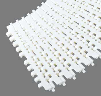 Nastro trasportatore flessibile - uni Flex ONE - uni-chains - in plastica / industriale