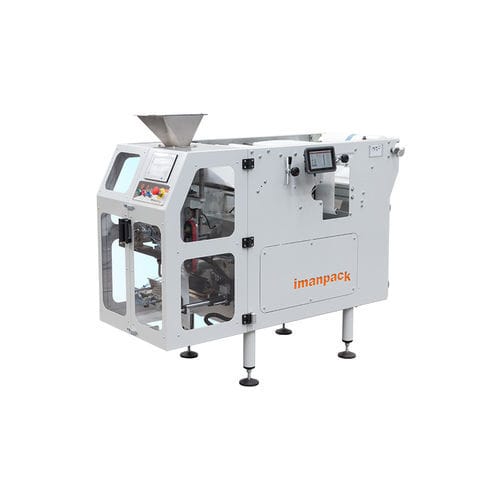 Termoformatrice riempitrice sigillatrice di film plastico - Microvert SMART - IMANPACK Packaging & Eco Solutions S.p.a. - per imballaggi / controllata da PLC / ad aria compressa