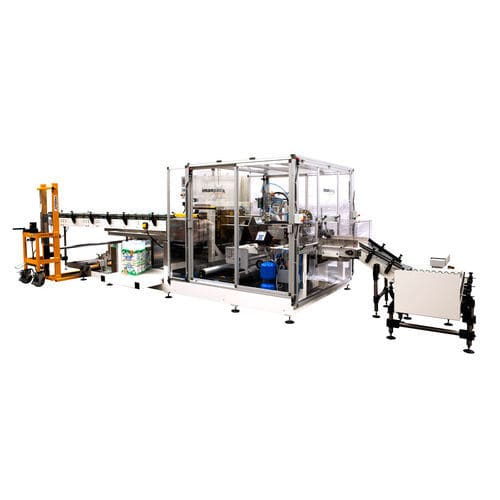 Macchina per imballaggio automatica - JUMBO BUNDLER - IMANPACK Packaging & Eco Solutions S.p.a. - a moto intermittente / per multipacchi