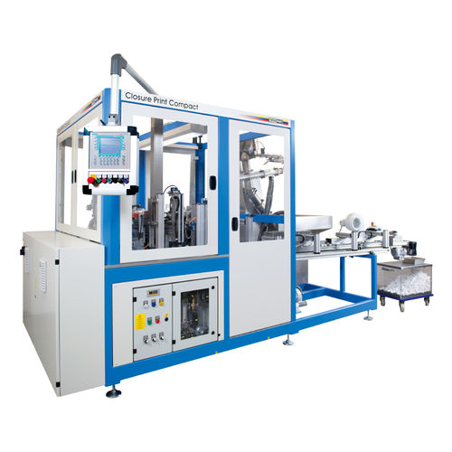 Macchina tampografica a calamaio aperto - CLOSURE PRINT COMPACT - TAMPOPRINT GmbH - completamente automatica / compatta / ad alta prestazione