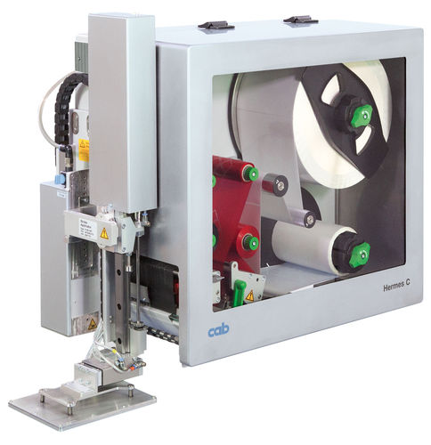 Stampa e applica a 2 colori - Hermes C - cab Produkttechnik GmbH & Co KG - a trasferimento termico / per carta / per materie plastiche