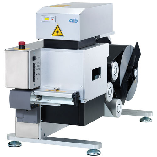 Apparecchio di marcatura laser - LM+ series - cab Produkttechnik GmbH & Co KG - a rullo / per etichette / compatto