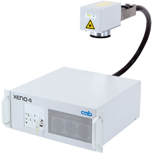Apparecchio di marcatura laser a fibra - XENO 4 series - cab Produkttechnik GmbH & Co KG - laser pulsato a fibra / compatto / ad alta velocità