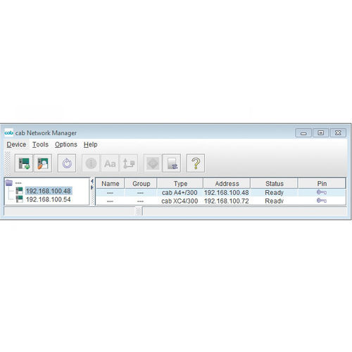 Software di rete - cab Produkttechnik GmbH & Co KG - di regolazione / configurazione / di stoccaggio
