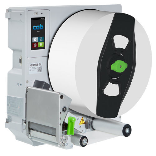 Stampa e applica termica diretta - HERMES QL series - cab Produkttechnik GmbH & Co KG - per etichette / monocromatica / con comando touch screen