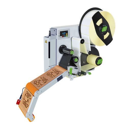 Applicatore di etichette per cartoni - 541 series - cab Produkttechnik GmbH & Co KG - per imballaggi / per l'industria dell'imballaggio / per etichette adesive