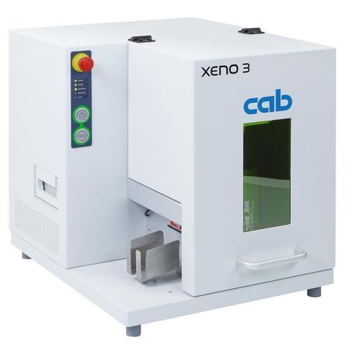 Sistema di marcatura laser a fibra - XENO 3  - cab Produkttechnik GmbH & Co KG - laser pulsato a fibra / per piastre / per metallo