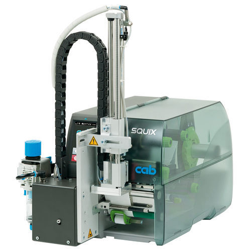 Applicatore di etichette automatico - SQUIX SQ - cab Produkttechnik GmbH & Co KG - semiautomatico / per imballaggi / per applicazione sulla parte superiore del prodotto