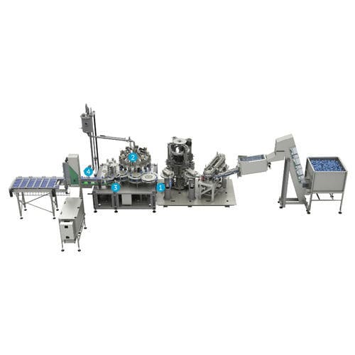 sciacquatrice riempitrice chiuditrice per supporto piatto - SMI Group